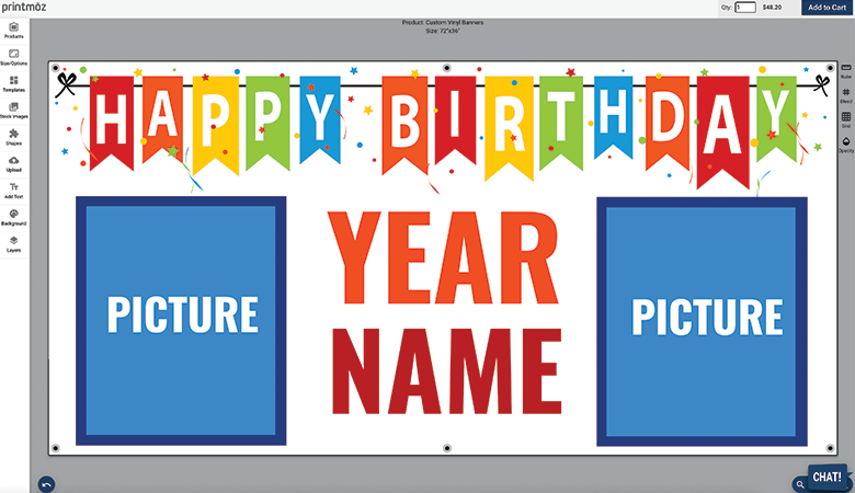 Custom Birthday Banners | Printmoz